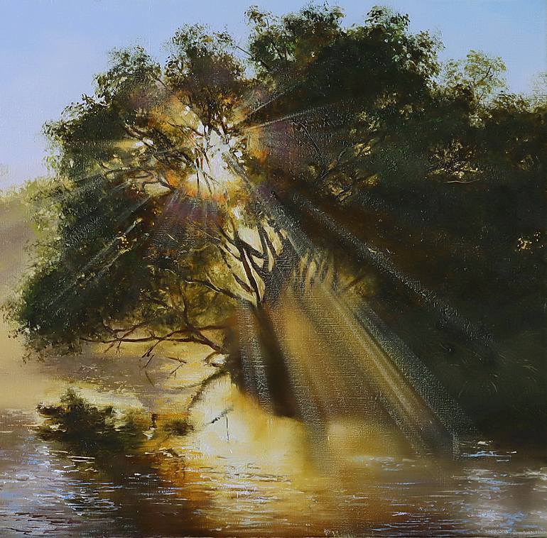 Original Realism Landscape Painting by Natalia Shaykina