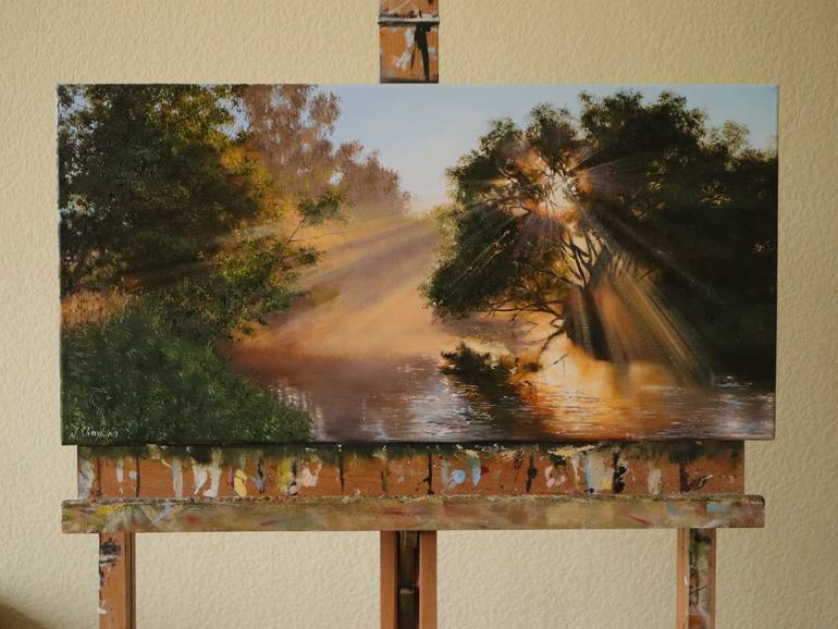 Original Realism Landscape Painting by Natalia Shaykina