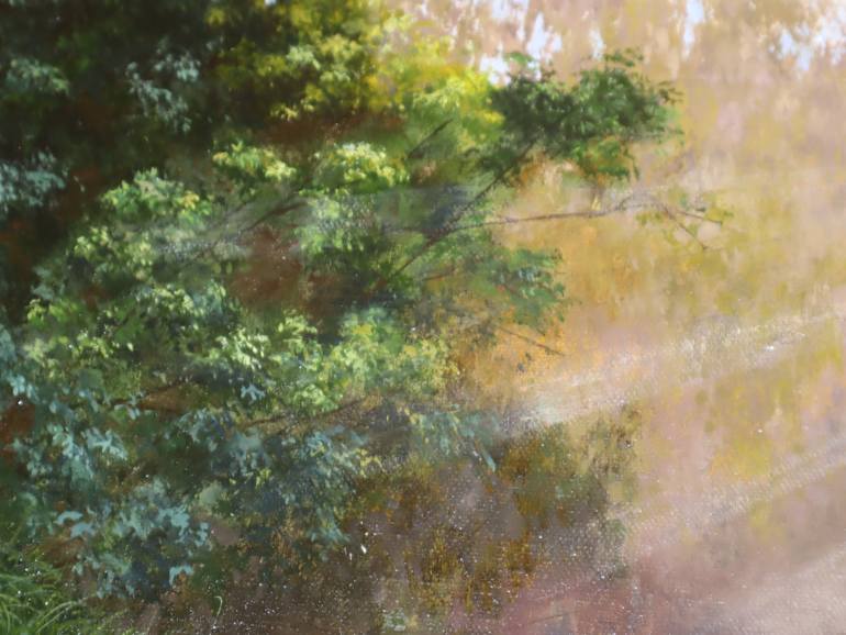 Original Contemporary Sunrise Painting by Natalia Shaykina