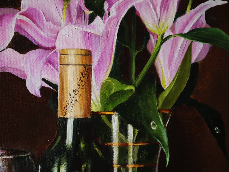Original Classicism Still Life Painting by Natalia Shaykina
