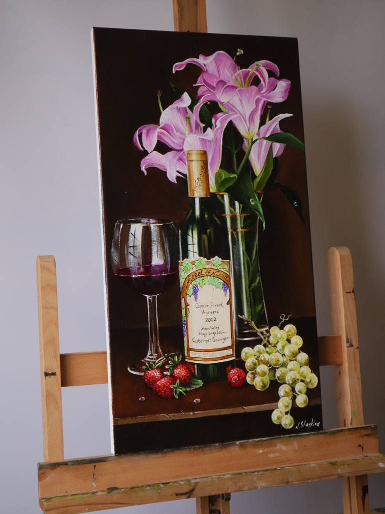 Original Classicism Still Life Painting by Natalia Shaykina
