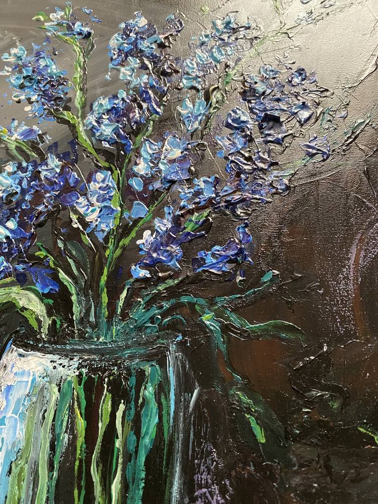 Original Abstract Botanic Painting by Svitlana Chernenko