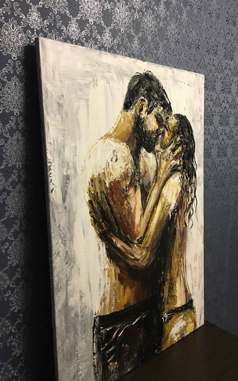 Original Abstract Love Painting by Svitlana Chernenko