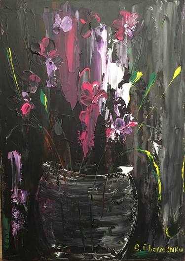 Print of Abstract Floral Paintings by Svitlana Chernenko