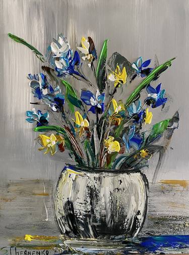 Original Floral Paintings by Svitlana Chernenko