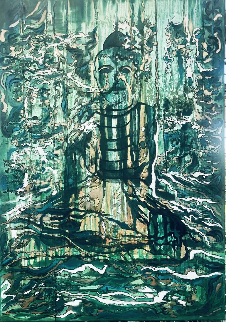 Original Abstract Expressionism Abstract Paintings by Melanie Maquinay