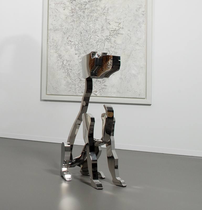 Original Abstract Expressionism Animal Sculpture by Bart Somers