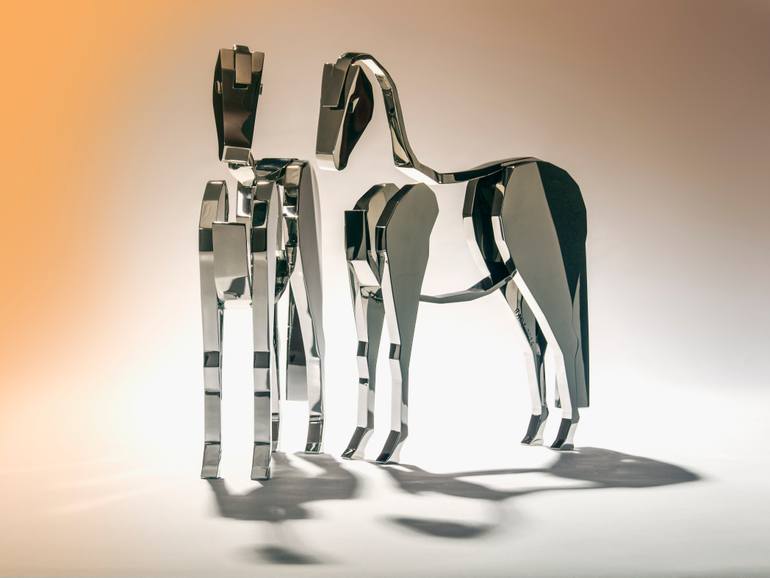 Original Abstract Expressionism Animal Sculpture by Bart Somers