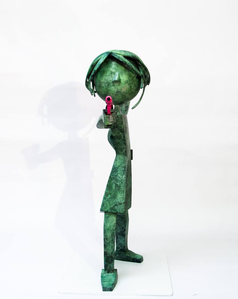 Original Abstract Children Sculpture by Bart Somers