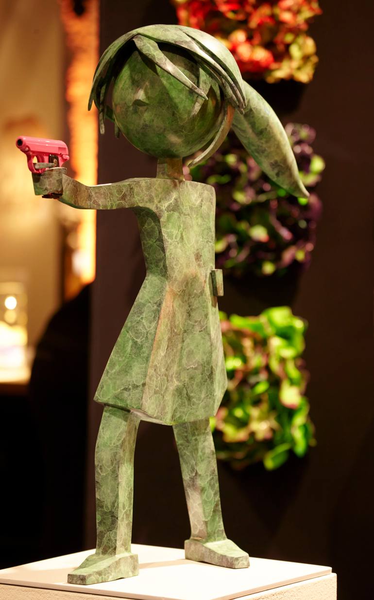 Original Abstract Children Sculpture by Bart Somers