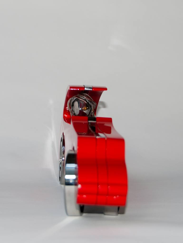 Original Abstract Transportation Sculpture by Bart Somers