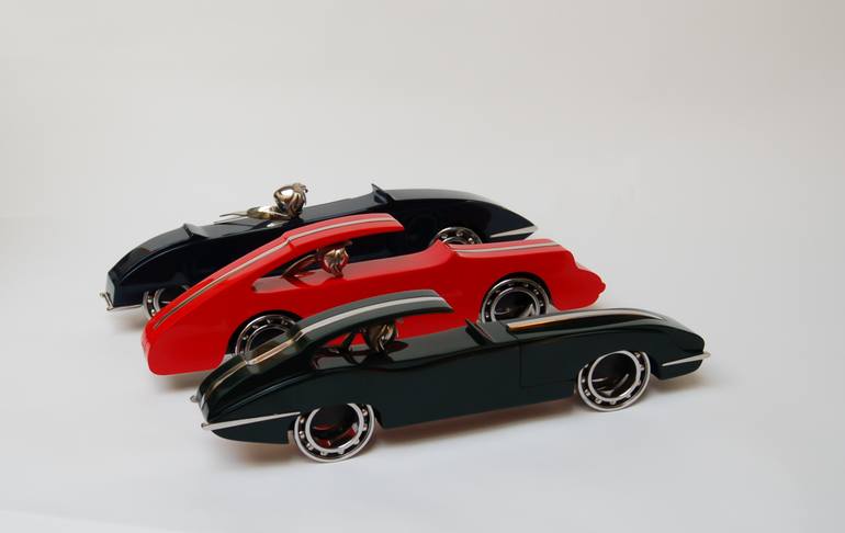 Original Abstract Car Sculpture by Bart Somers