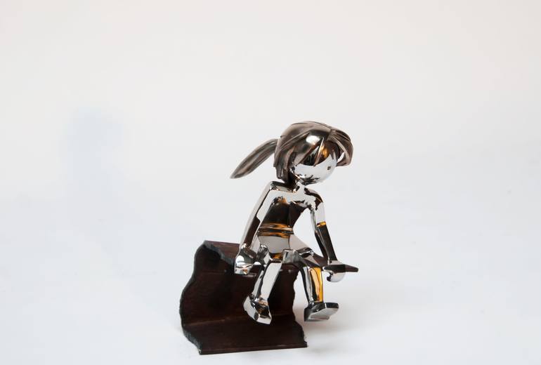 Original Abstract Children Sculpture by Bart Somers
