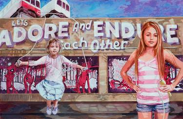 Original Realism Children Paintings by Heather Tamplin