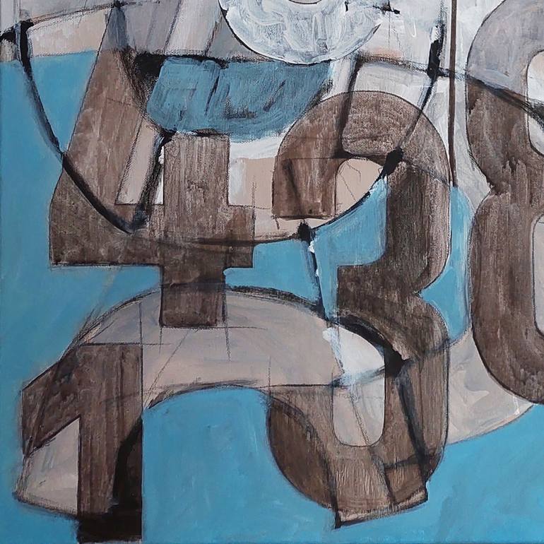 Original Cubism Abstract Painting by Stefano Meriggi