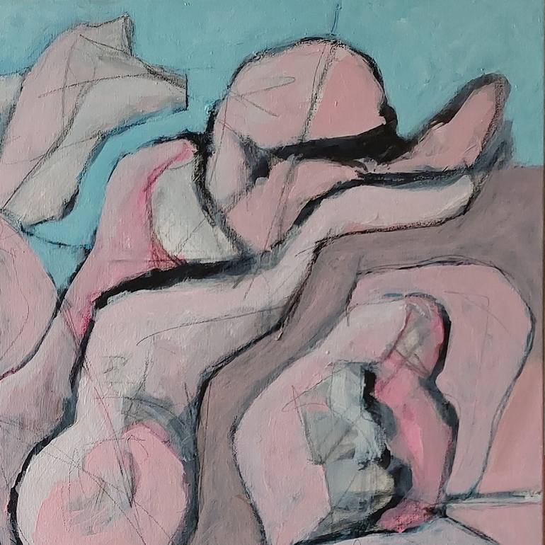 Original Abstract Expressionism Abstract Painting by Stefano Meriggi