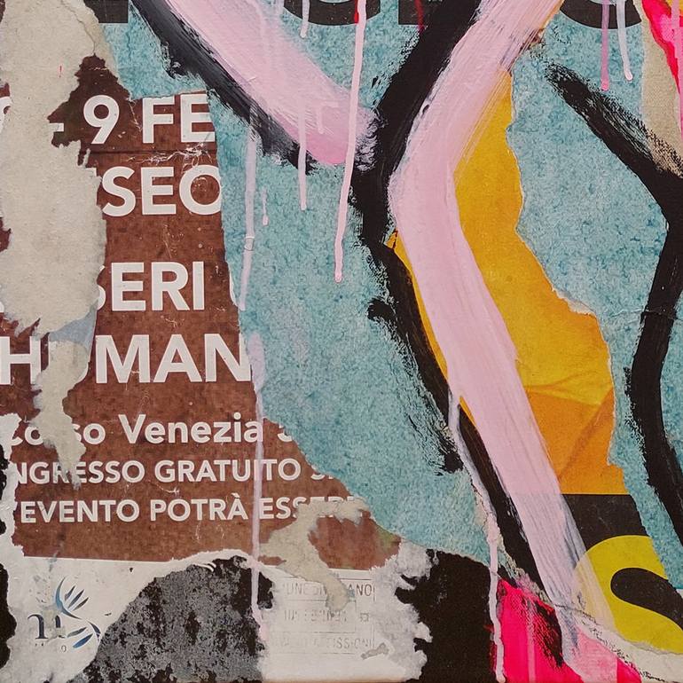 Original Abstract Expressionism Abstract Painting by Stefano Meriggi