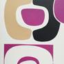 Shapes V is a collages made with some different shapes cut from paper.