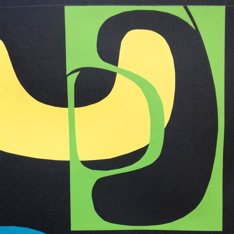 Original Modernism Abstract Collage by Stefano Meriggi
