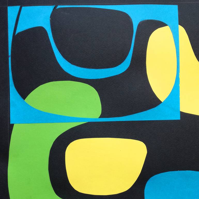 Original Modernism Abstract Collage by Stefano Meriggi