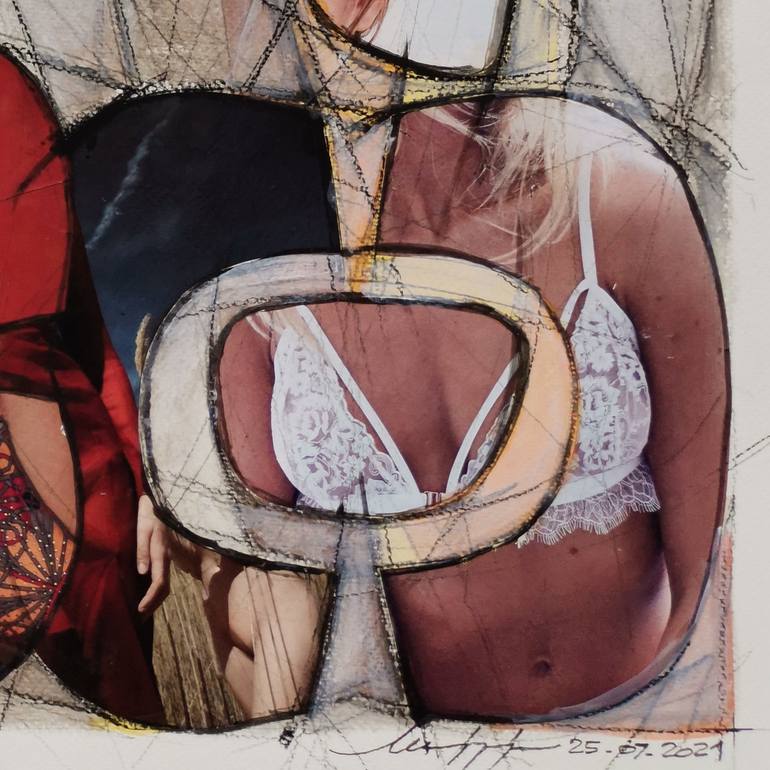 Original Abstract Expressionism Abstract Painting by Stefano Meriggi