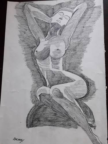 Print of Body Drawings by Rachna Goenka