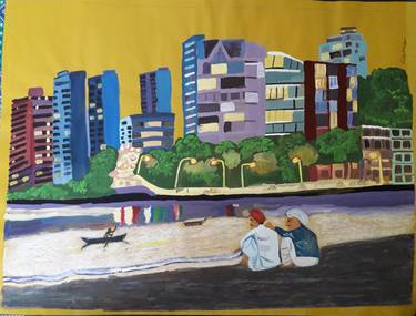 Print of Expressionism Cities Paintings by Rachna Goenka