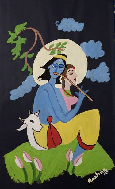 Print of Art Deco Classical mythology Paintings by Rachna Goenka