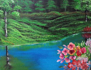 Print of Realism Landscape Paintings by Jennilyn Villamer-Vibar