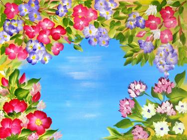 Print of Floral Paintings by Jennilyn Villamer-Vibar
