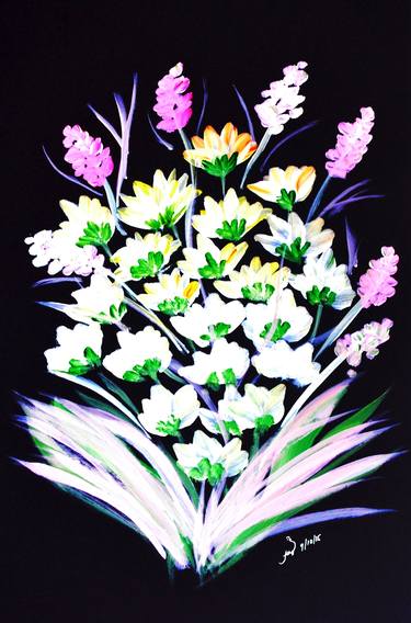 Original Realism Floral Paintings by Jennilyn Villamer-Vibar