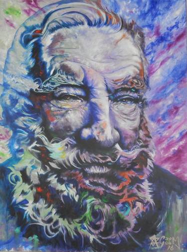 Print of Abstract Expressionism Portrait Paintings by Alejandro Guevara