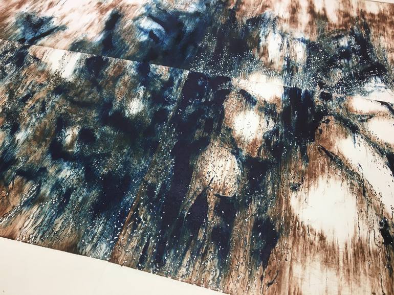 Original Expressionism Nature Printmaking by Wim Van Loon