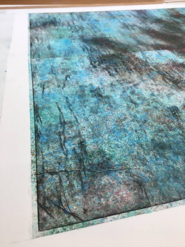 Original Expressionism Nature Drawing by Wim Van Loon