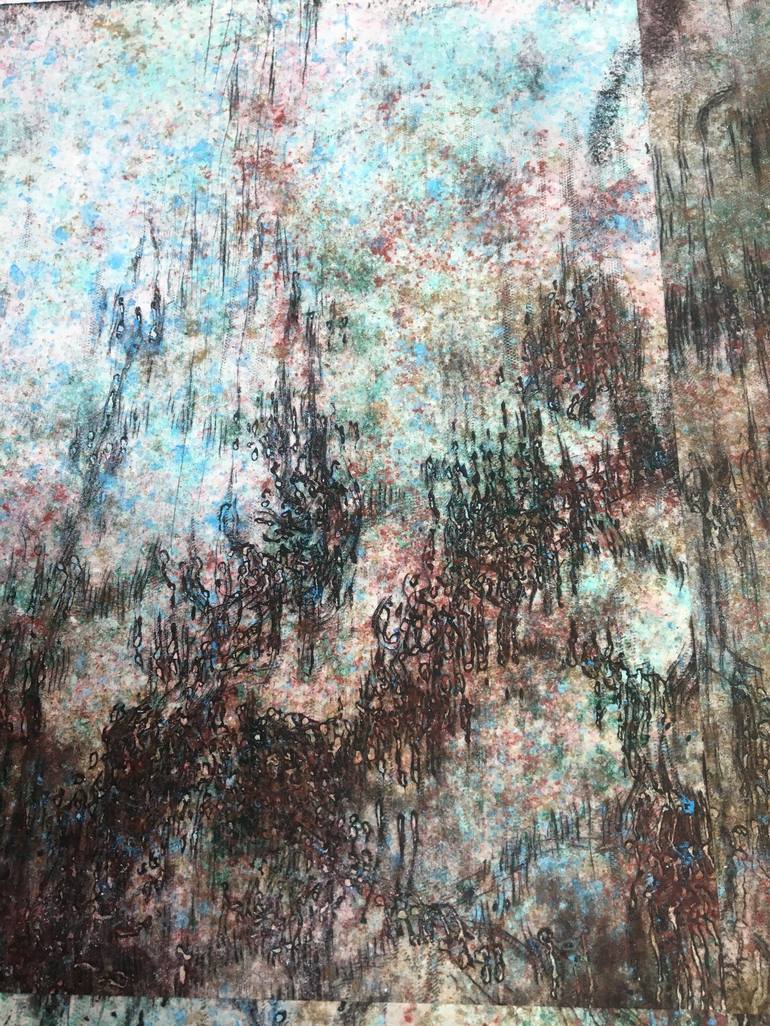 Original Expressionism Nature Drawing by Wim Van Loon