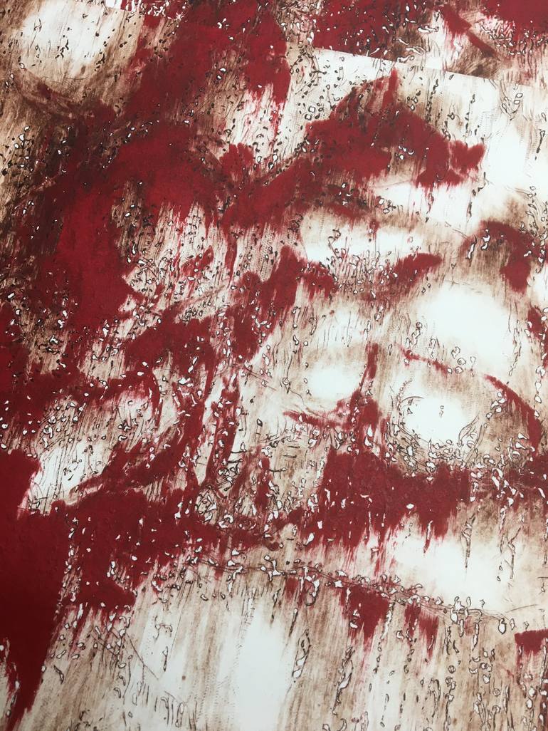 Original Expressionism Nature Drawing by Wim Van Loon