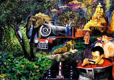 Original Surrealism Culture Paintings by Pracheta Banerjee