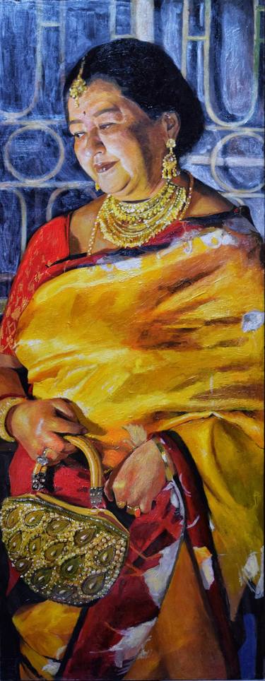 Original Realism People Paintings by Pracheta Banerjee