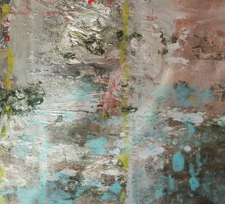 Original Abstract Expressionism Fantasy Painting by Ivana Pelouchová