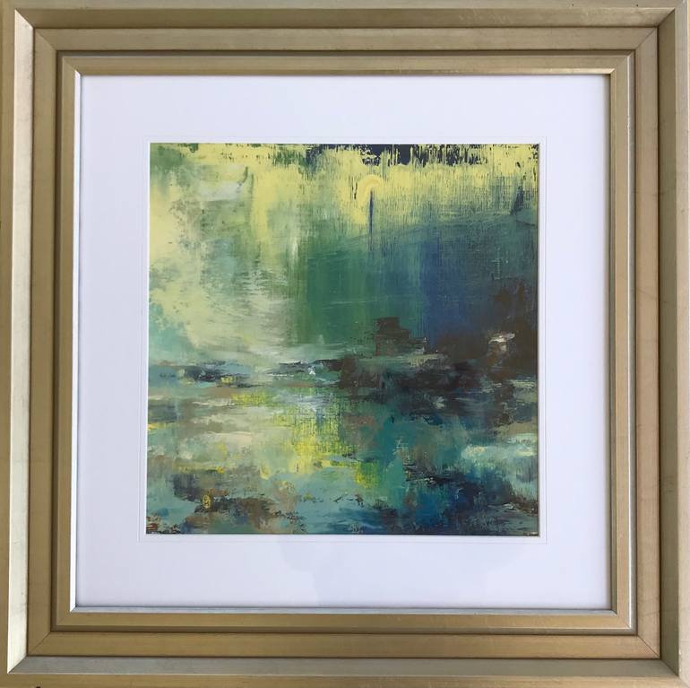 Original Abstract Expressionism Landscape Painting by Chun Ping Claire Huang