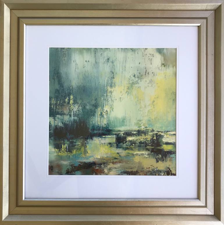 Original Abstract Expressionism Landscape Painting by Chun Ping Claire Huang
