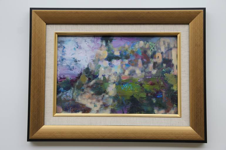 Original Abstract Expressionism Landscape Painting by Chun Ping Claire Huang