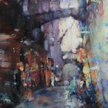 Walking down the alley by Chun Ping Claire Huang