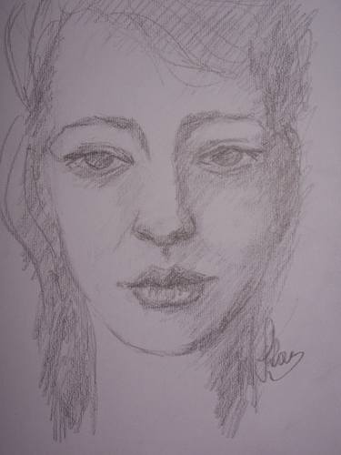 Print of Portrait Drawings by Anuta Florescu