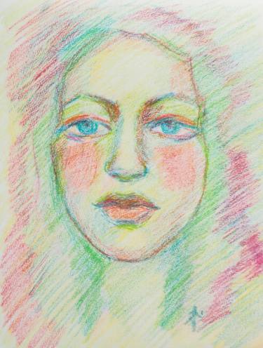 Original Portraiture Portrait Drawings by Anuta Florescu