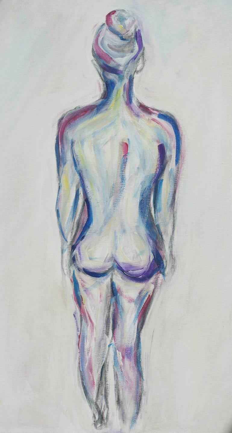 Original Figurative Body Painting by Emily Powell