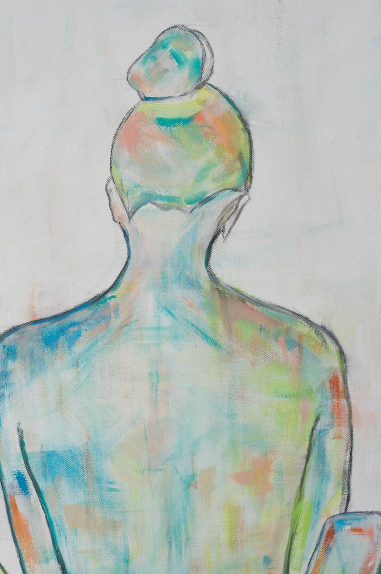 Original Abstract Nude Painting by Emily Powell