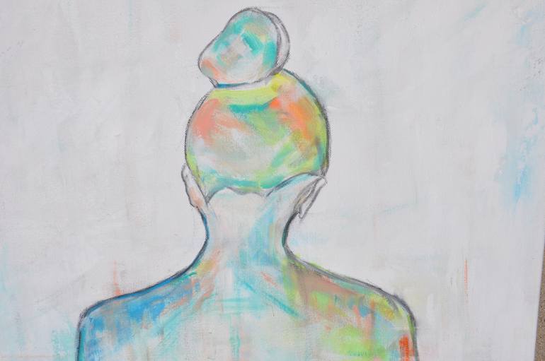 Original Abstract Nude Painting by Emily Powell