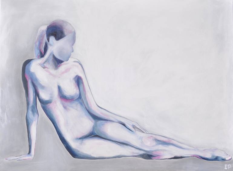 Original Figurative Nude Painting by Emily Powell