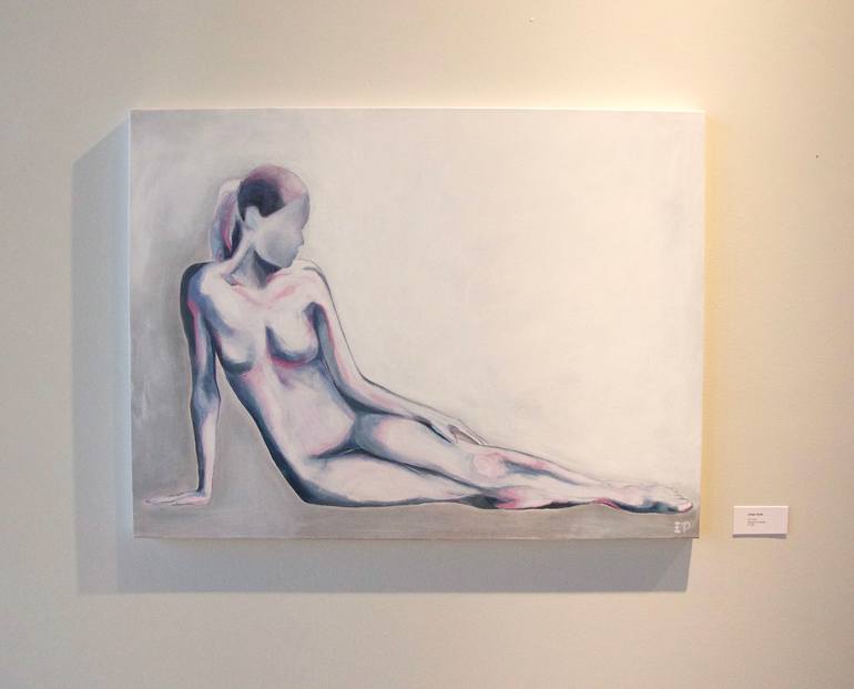 Original Figurative Nude Painting by Emily Powell